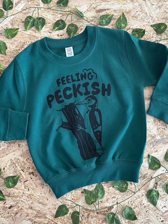 Feeling Peckish Kids Sweatshirt by hello DODO