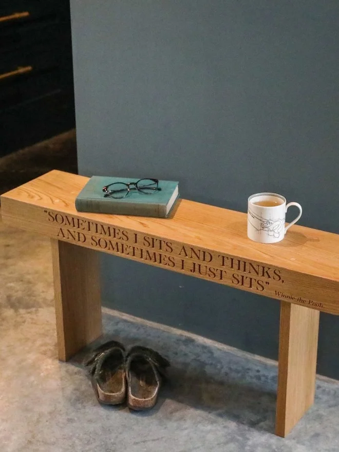 Oak Scandi Bench