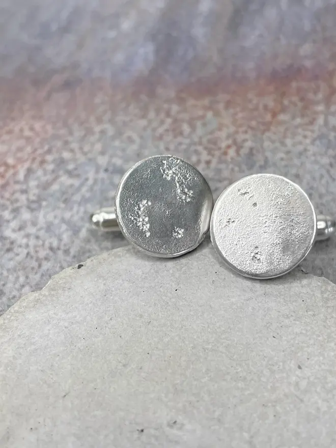 These 'love you to the moon' cufflinks are made from recycled sterling silver and subtly shaped to look like the moon - the perfect way to tell your dad he's out of this world... without getting too mushy. A great Father's Day gift for the man who means everything to you. Made by Celina C Jewellery, a small business in the UK, find on Holly & Co.
