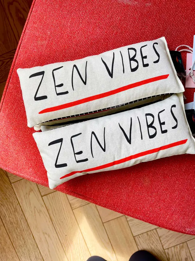 These lavender eyebags bring ALL the zen vibes.