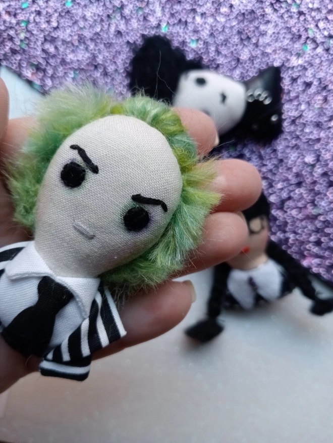 Beetlejuice hanging decoration