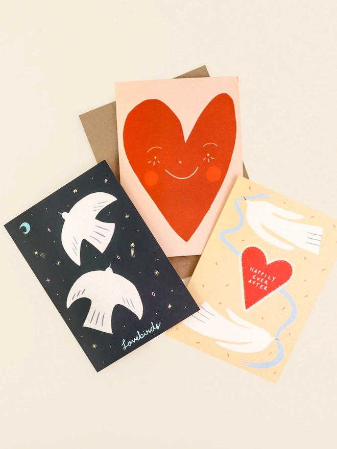 Wonky Heart Love Card