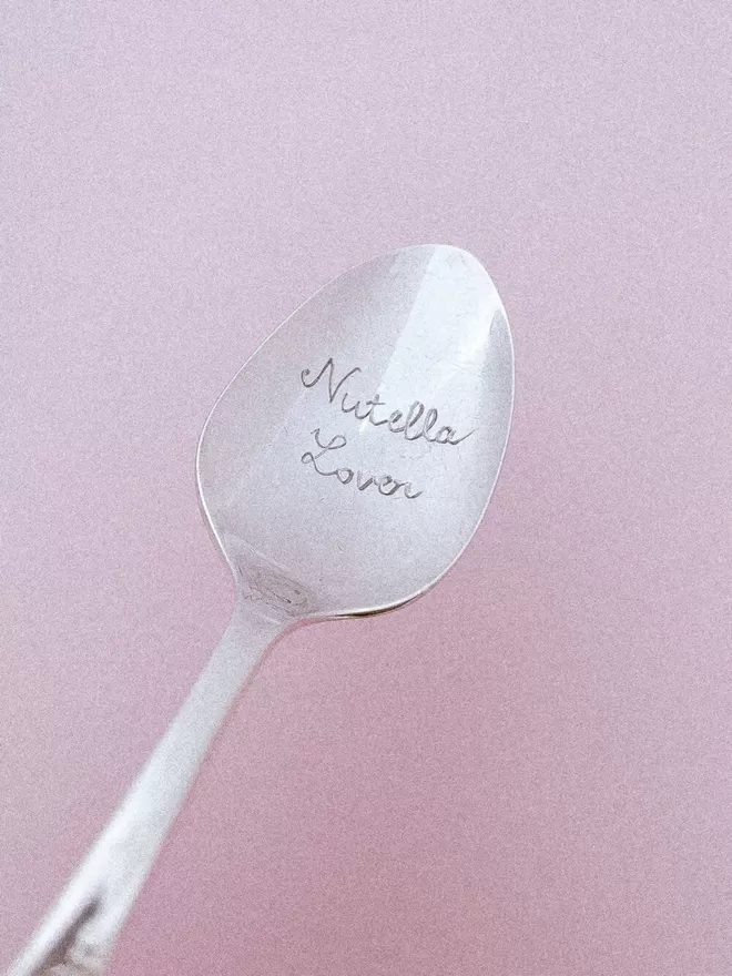 Nutella Lover Vintage Engraved Spoon
