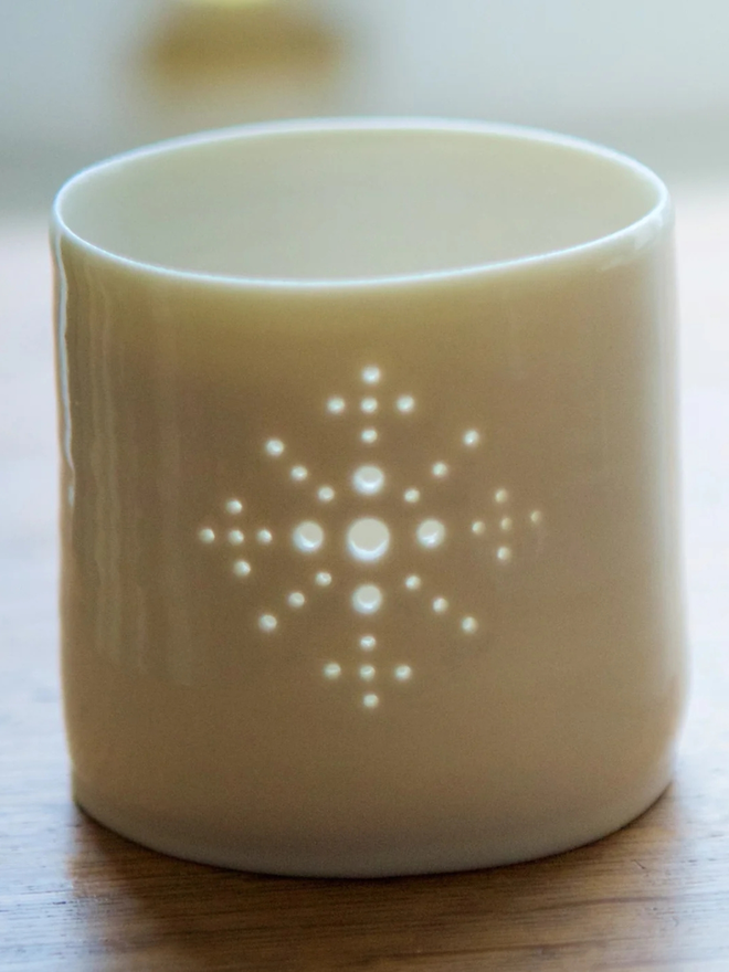 diamante mini porcelain tealight holder