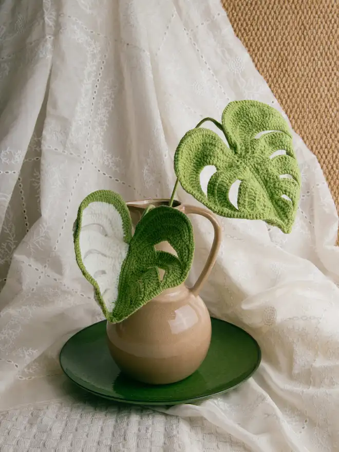 The Way to You Crochet Flower  Monstera