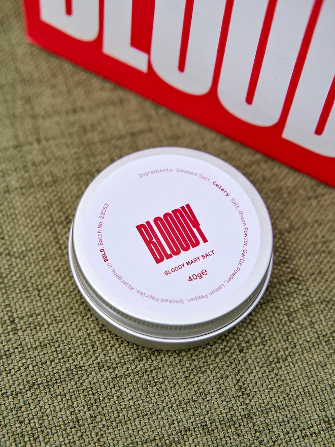Classic bloody mary salt rim