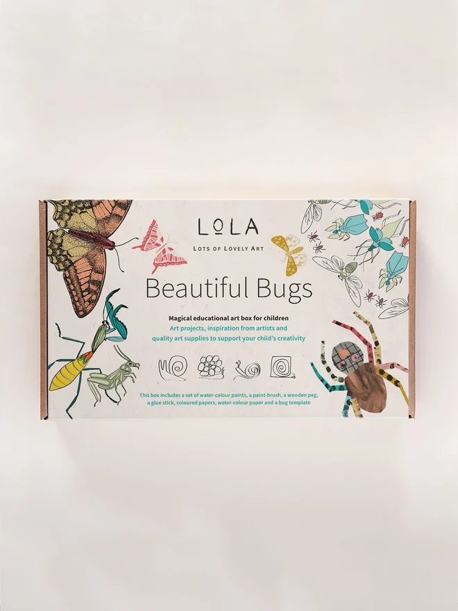 Beautiful Bugs Art Box for children