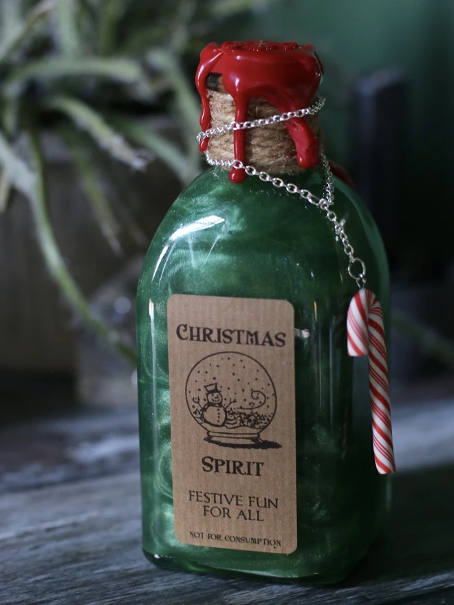 Christmas Spirit potion bottle