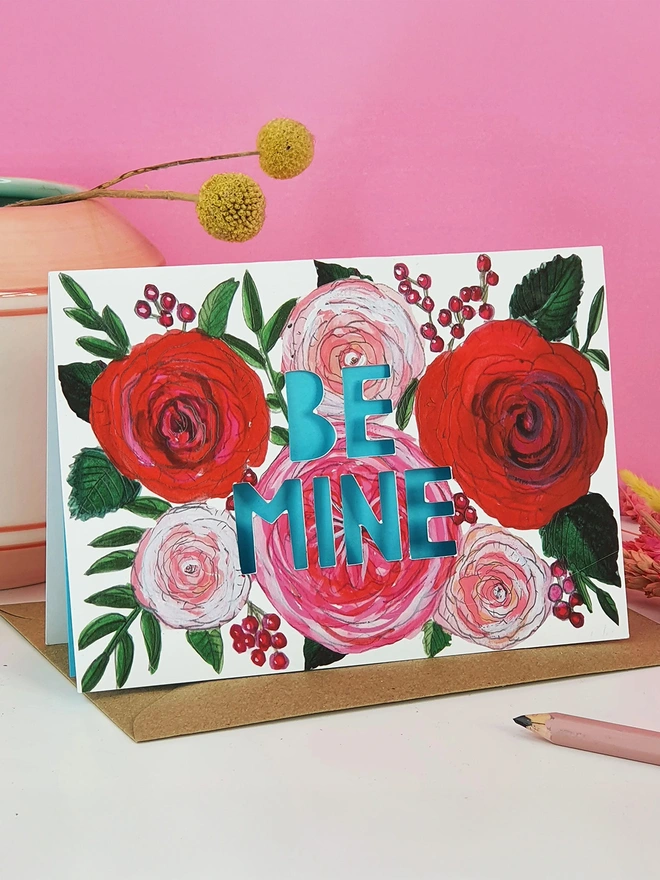 Be mine Valentine's Day cards