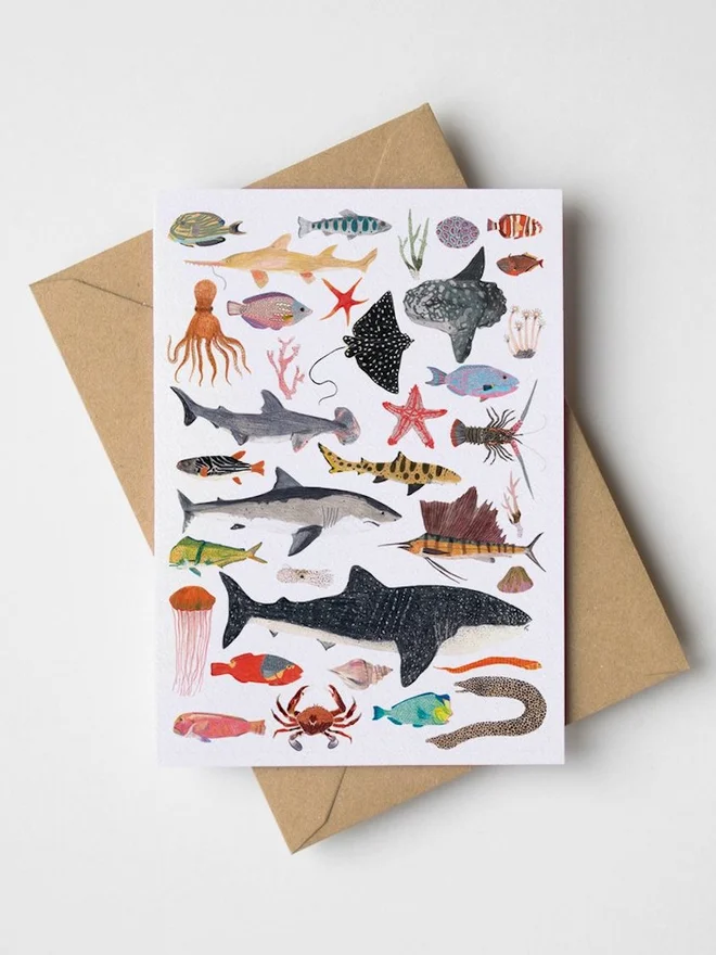 Sea Life Greeting Card