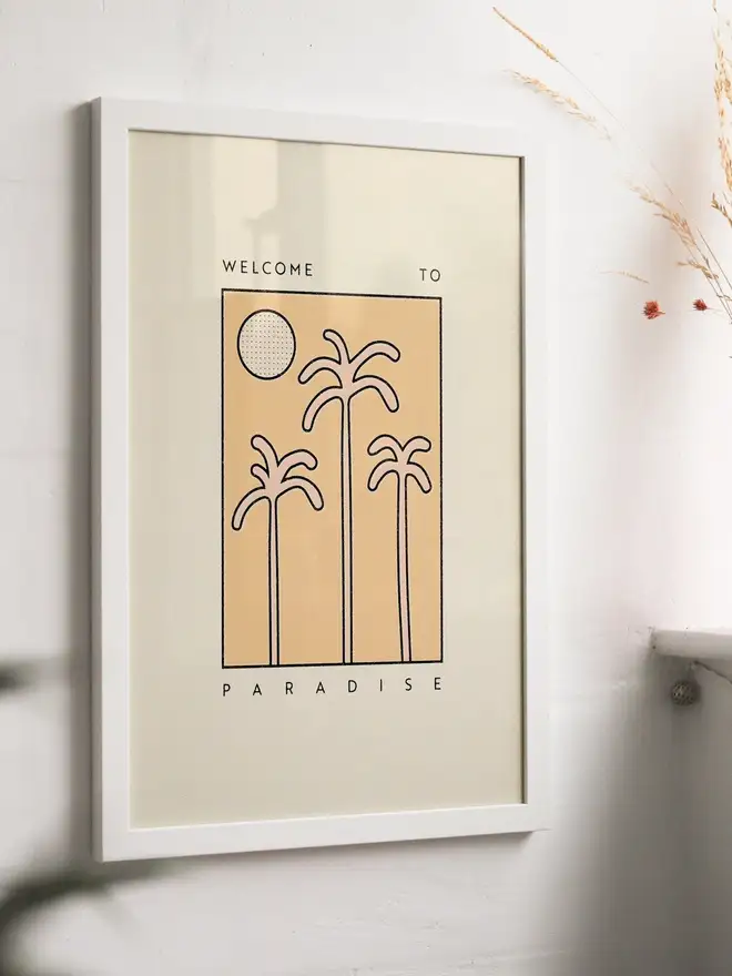 'Welcome to Paradise' Giclee Print