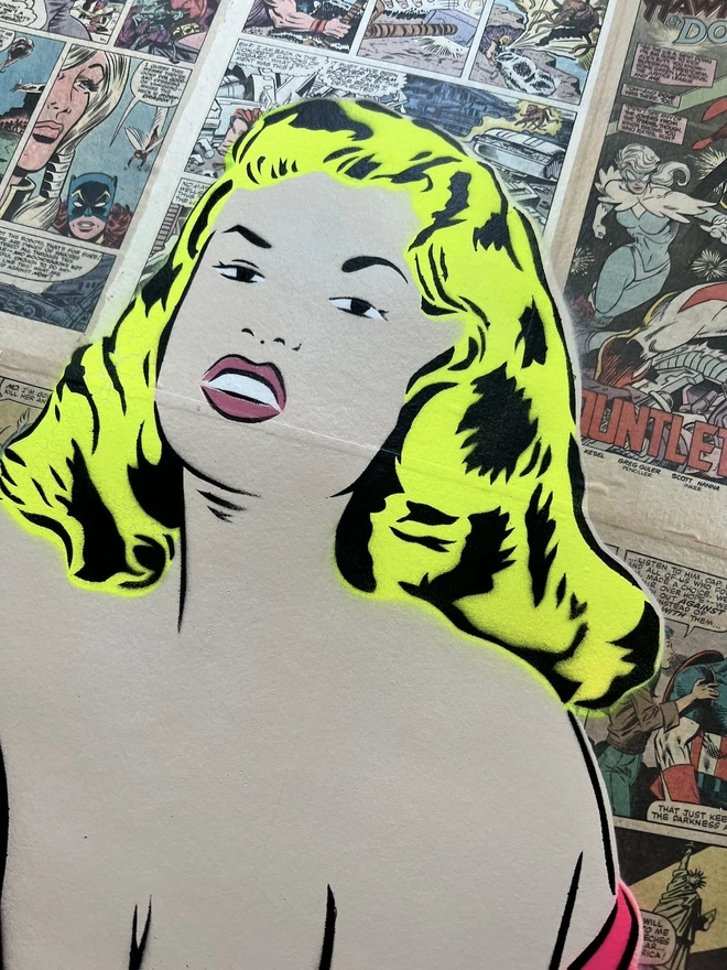 Pin Up Jane Mansfeild Original 1/1