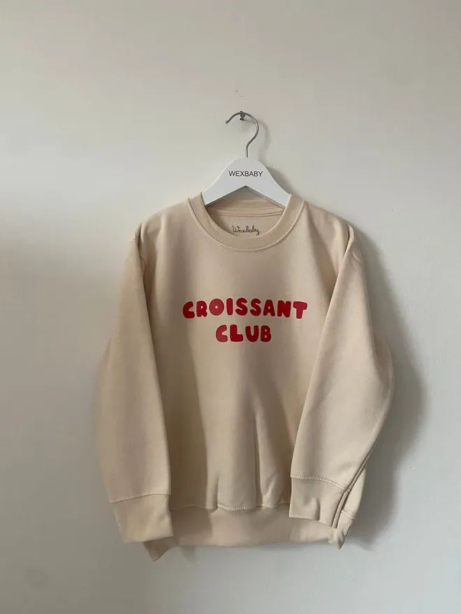 'Croissant Club' Kids Sweatshirt