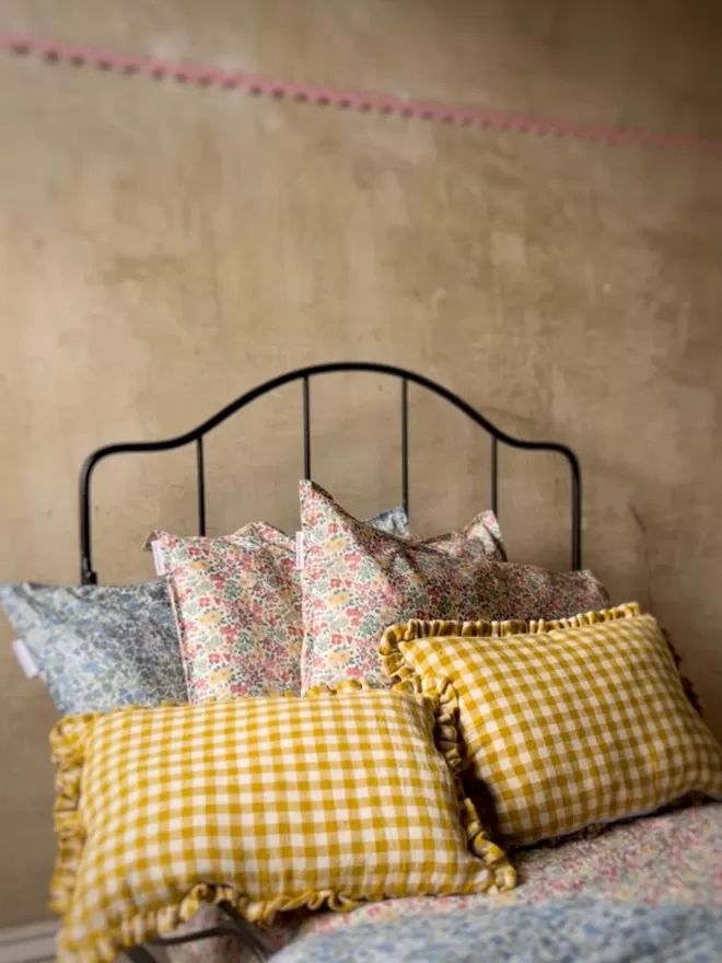 Pillowcase made with Liberty Fabric 'Annabella'