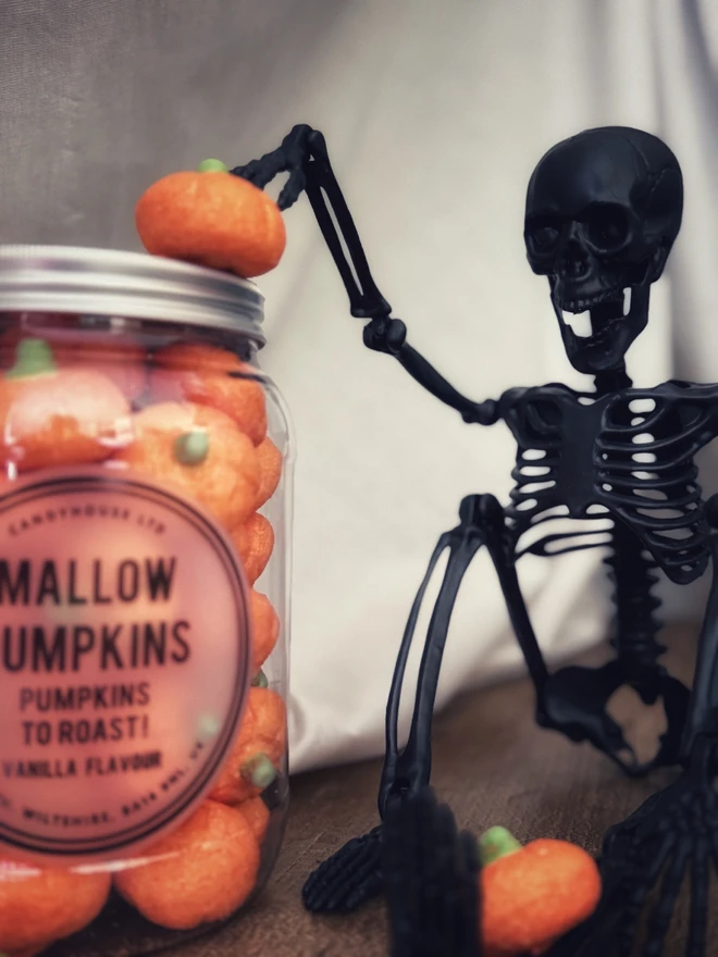 Scary Halloween Mallow Candyhouse Pumpkins
