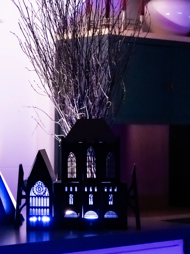 halloween gothic house party decoration