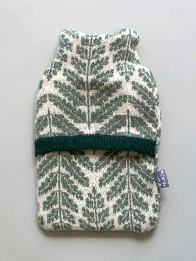 Fern Hot Water Bottle Back