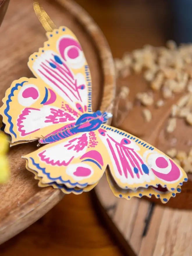 butterflies hanging paper ornament decorations