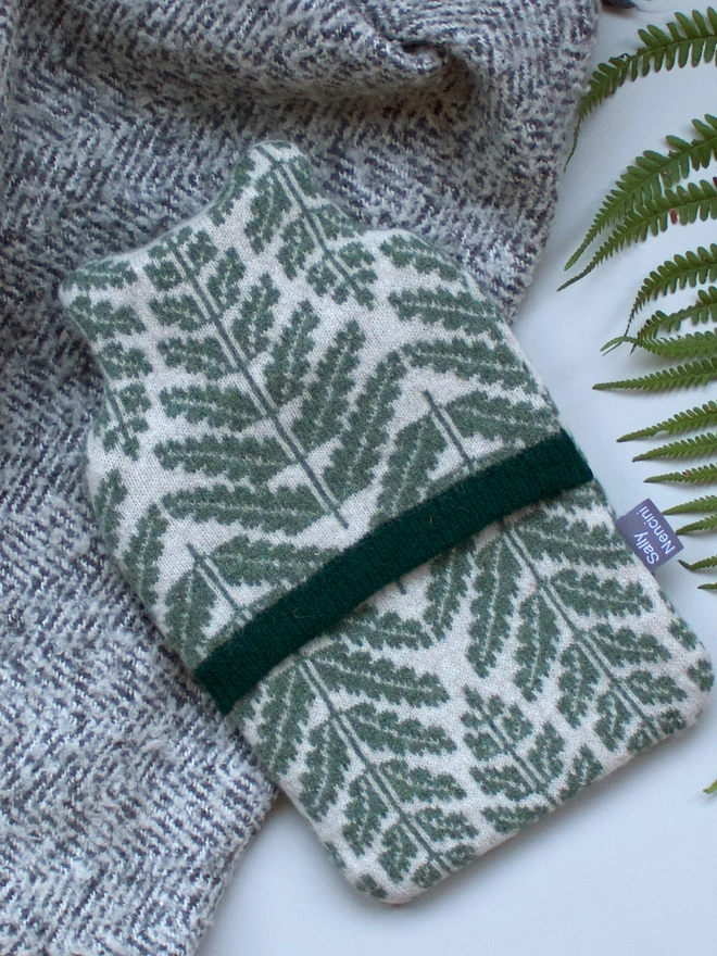Fern Hot Water Bottle