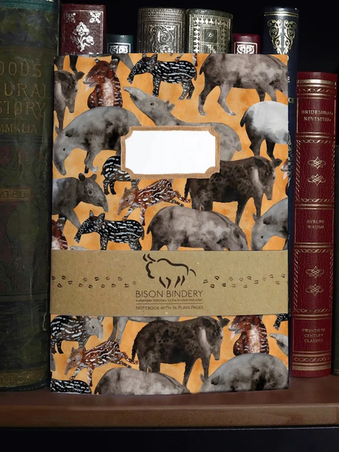 Candle of Tapirs Print Notebook