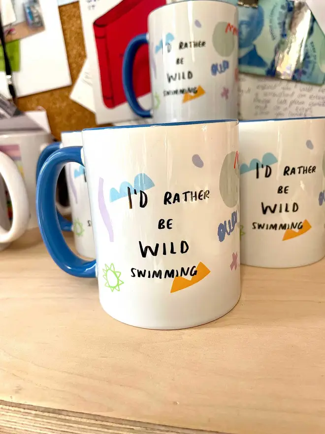 I'd rather be wild swimming!