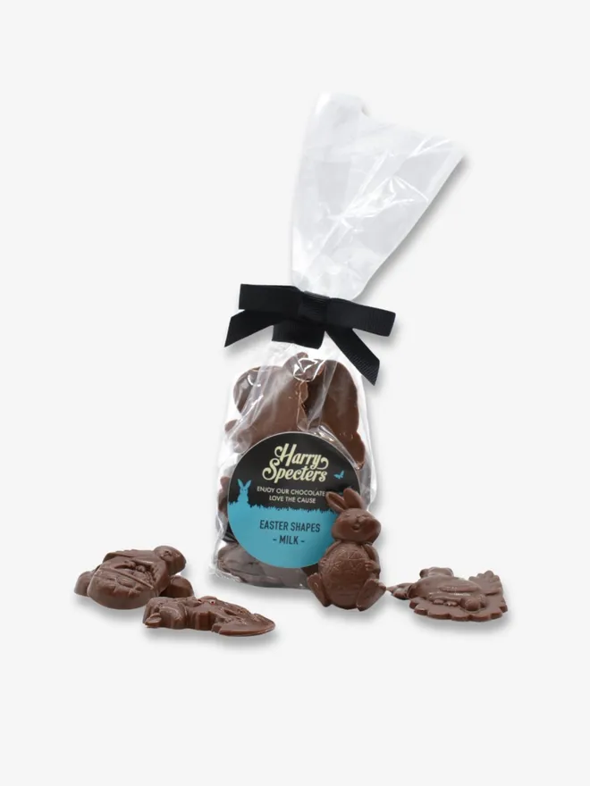 A bag of milk chocolate Easter shapes