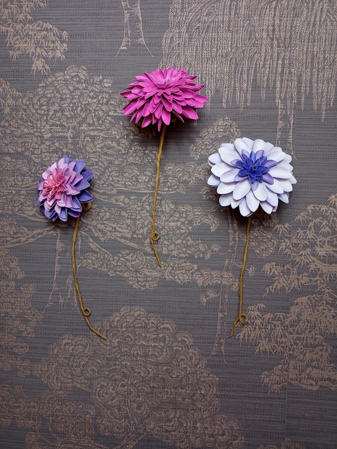 handmade wall flowers