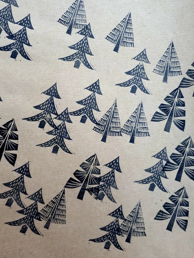 Christmas Tree Ink Stamp