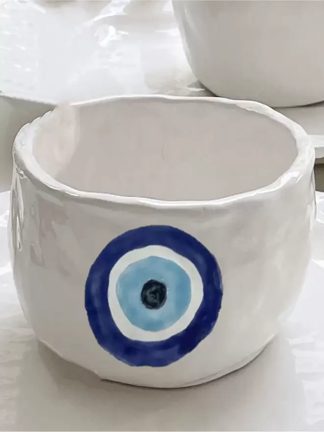 Chunky China Evil Eye bowl
