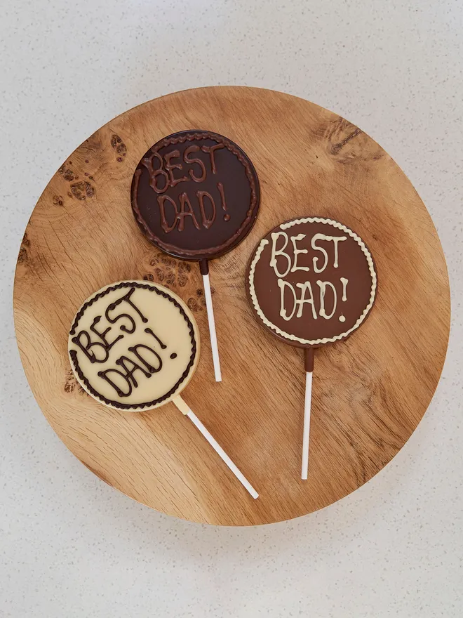Best Dad Chocolate lolliepop 