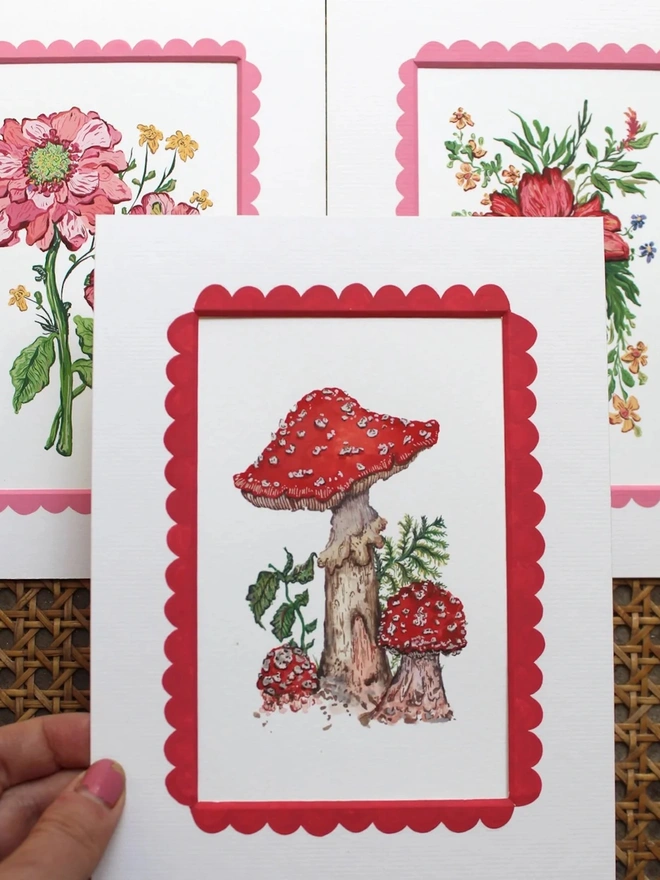 Fly Agaric Mushroom Art Print
