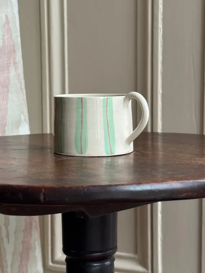 Green Stripey Mug