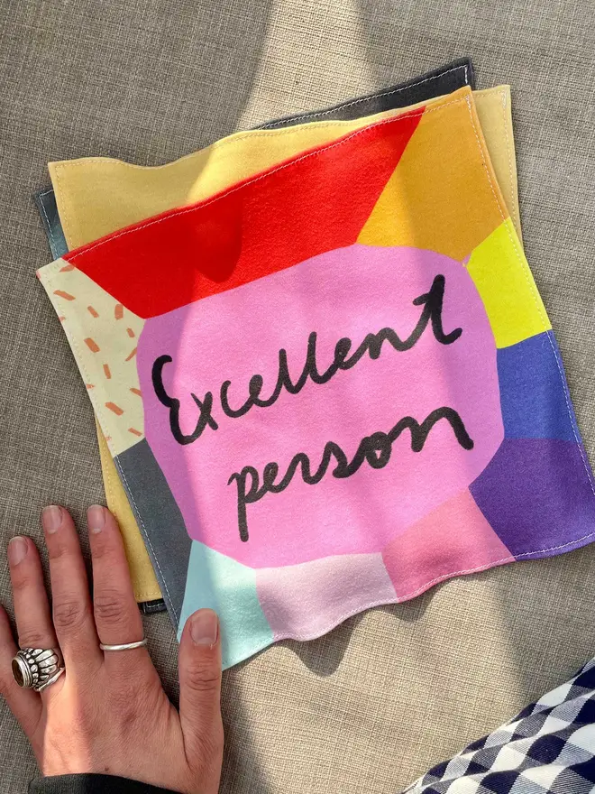 Excellent person handkerchief