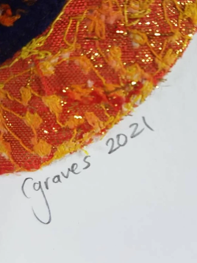 Terrys Chocolate Orange Embroidery Wall Art