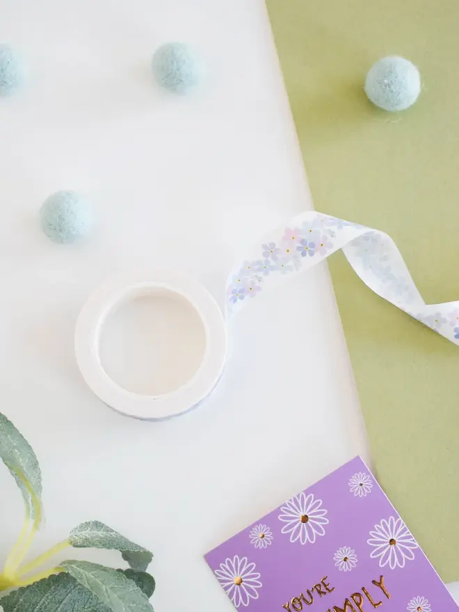 forget me not washi tape