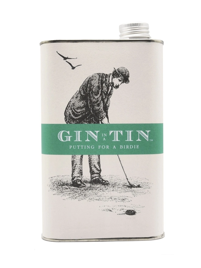 Putting For A Birdie Gin In A Tin