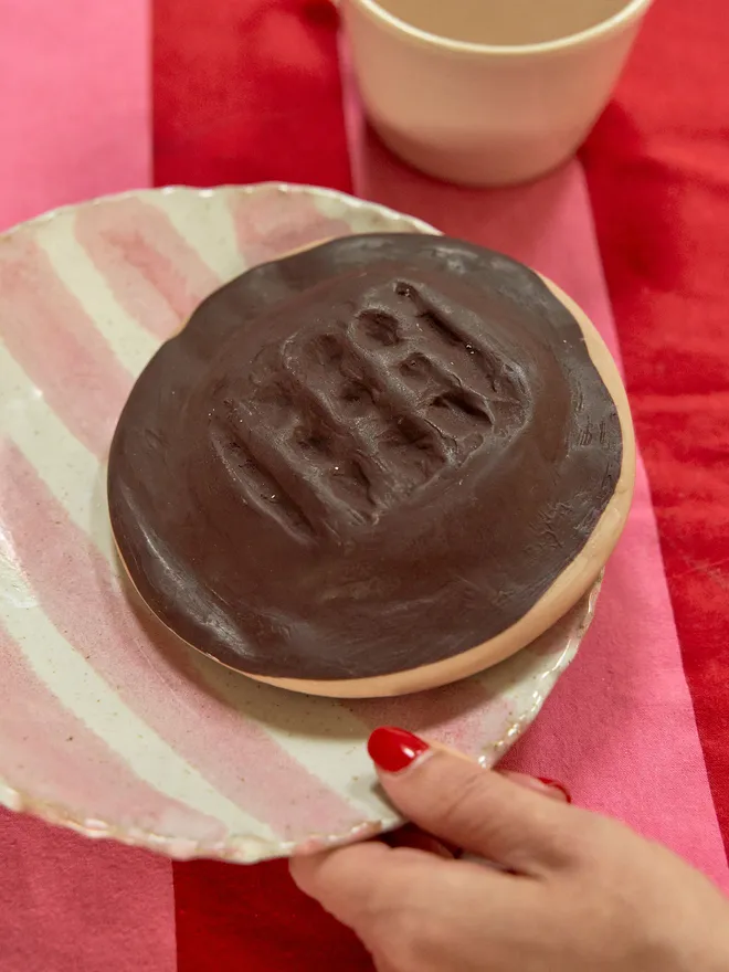 Giant Jaffa Cake Shaped Chocolate