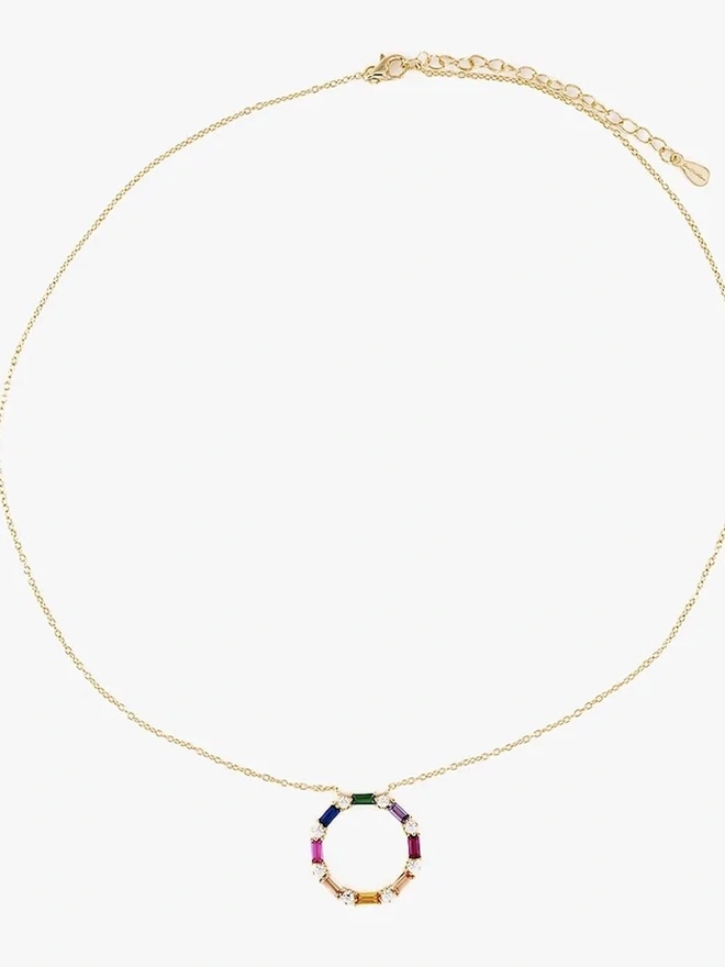 Colours of The Wild Rainbow Gold Necklace