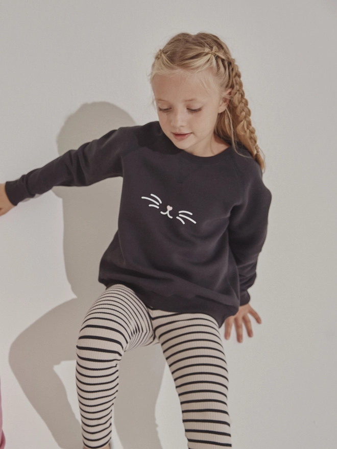 black cat sweatshirt