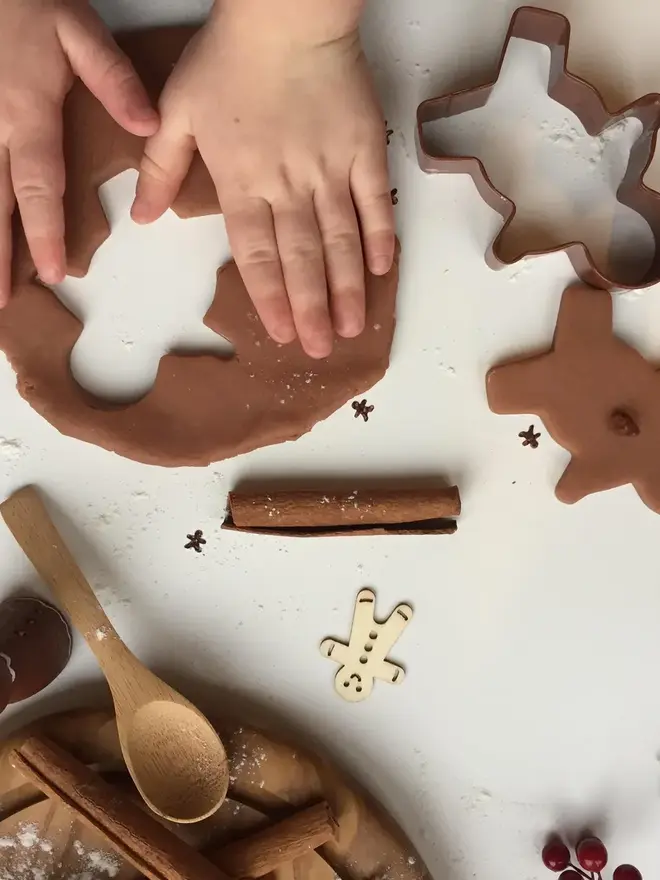 Christmas Gingerbread Baking Playdough Kit