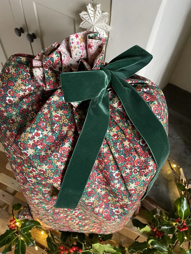 Emma Etoile Liberty Print Christmas Gift Sack