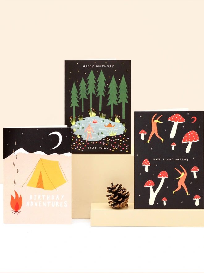 'Happy Birthday Stay Wild' Birthday Card