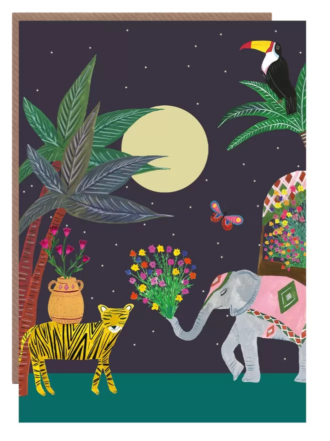 Moonlight Safari card by Hutch Cassidy.