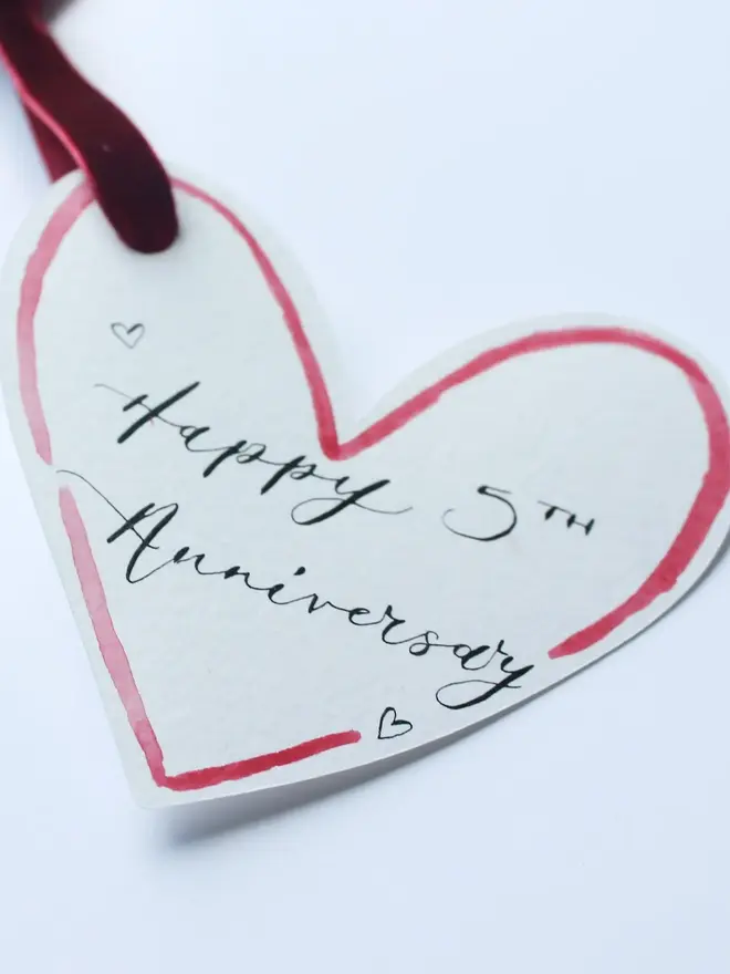 Wedding Anniversary Gift Tags