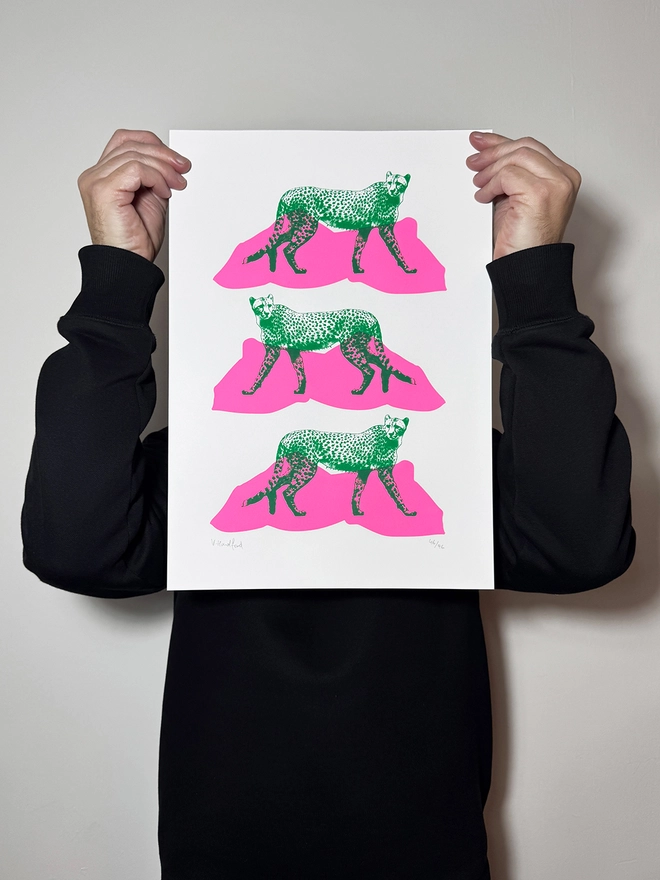 riple Cheetahs - Screen Printed Poster - main image