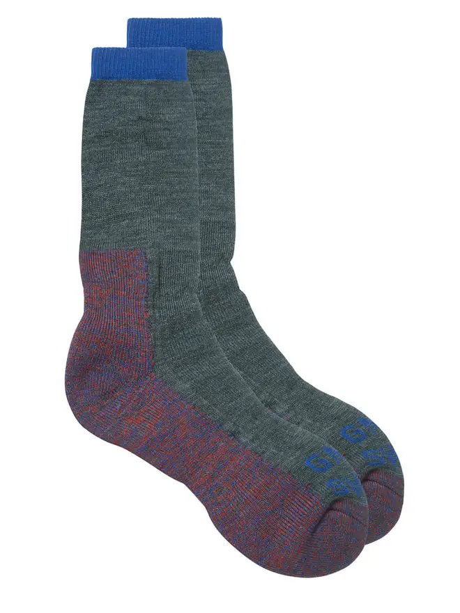 merino wool walking socks grey 