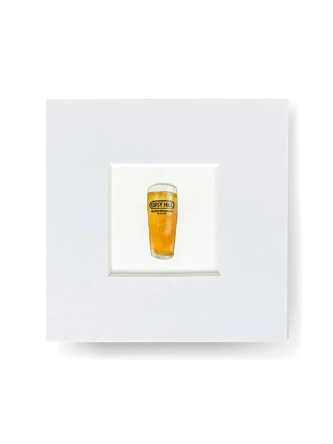 Gipsy Hill Brewery Beer Glass Tiny Print