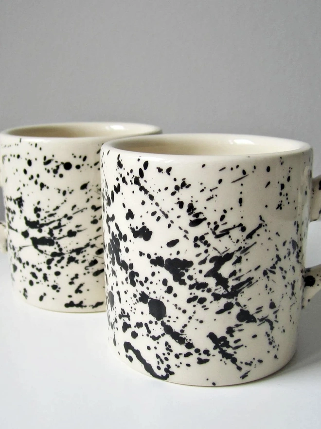 Mini Splatter Espresso Mugs 