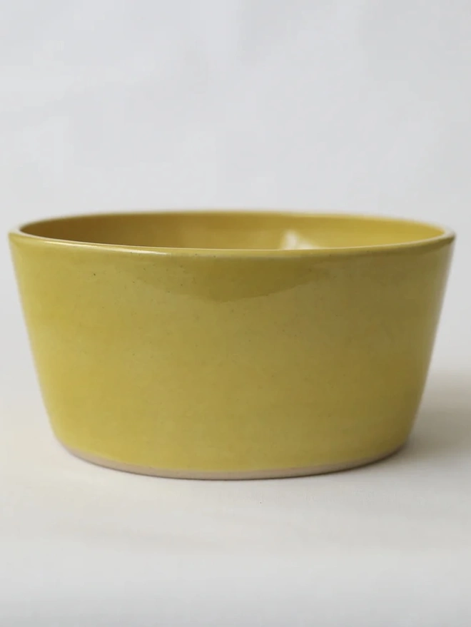 Classic Ceramic Breakfast Bowl, a breakfast bowl sitting on a white surface against a plain backdrop. 