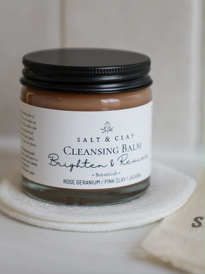 SALT AND CLAY BRIGHTEN AND REVIVE CLEANSING BALM